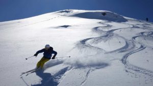 Skitour Abfahrt